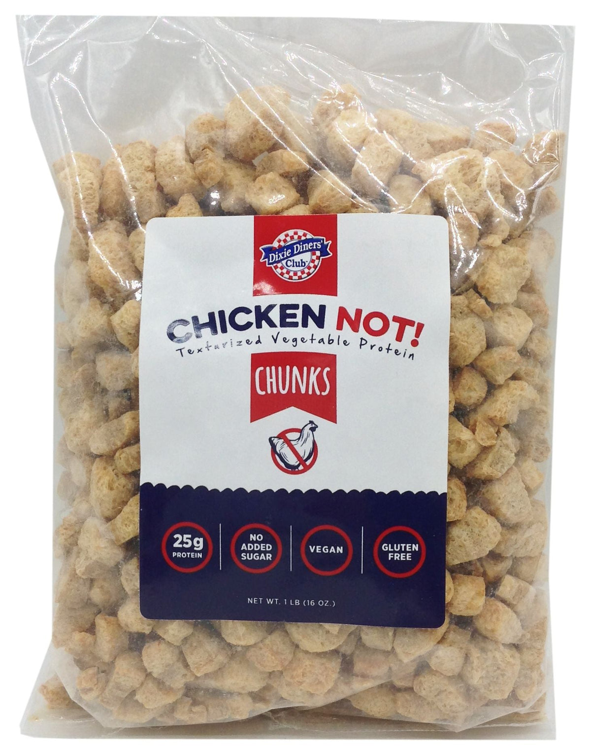 Dixie USA Chicken Not! - Chunks 1 lb.