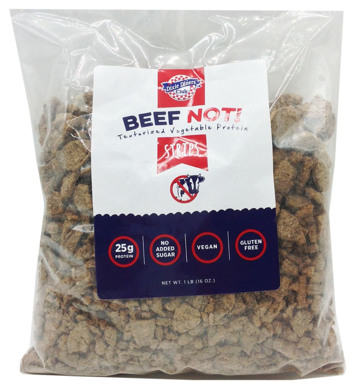 Dixie USA Beef Not! - Strips 1 lb.