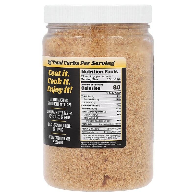 Pork King Good Pork Rind Crumbs, 12 oz - Original Flavor