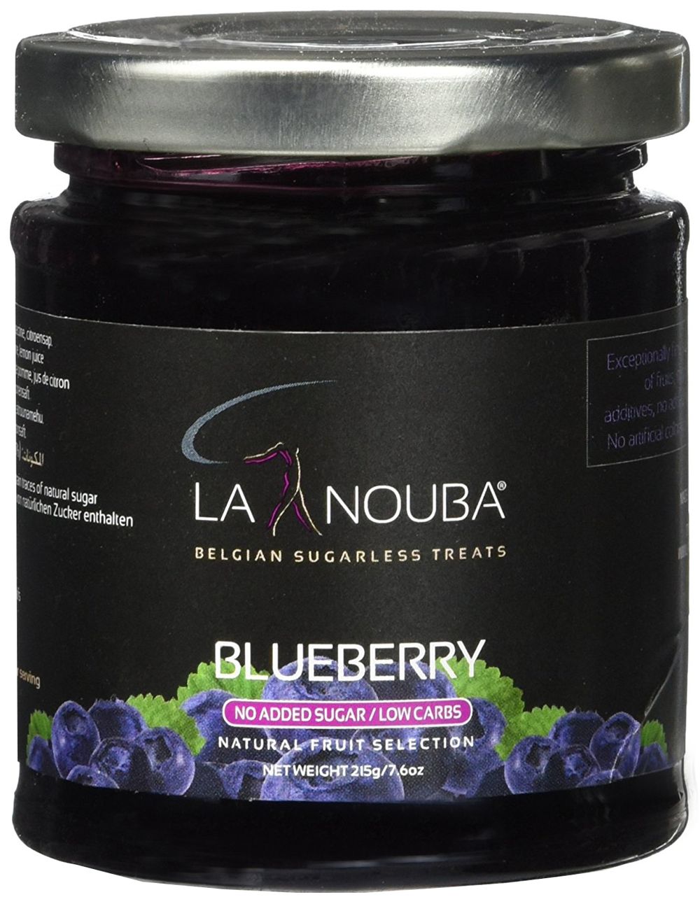 La Nouba Low Carb Fruit Spread - Blueberry 215g