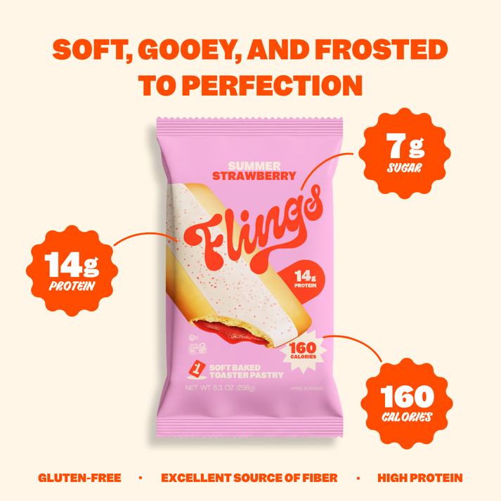 Flings Toaster Pastries - Sticky Cinnamon