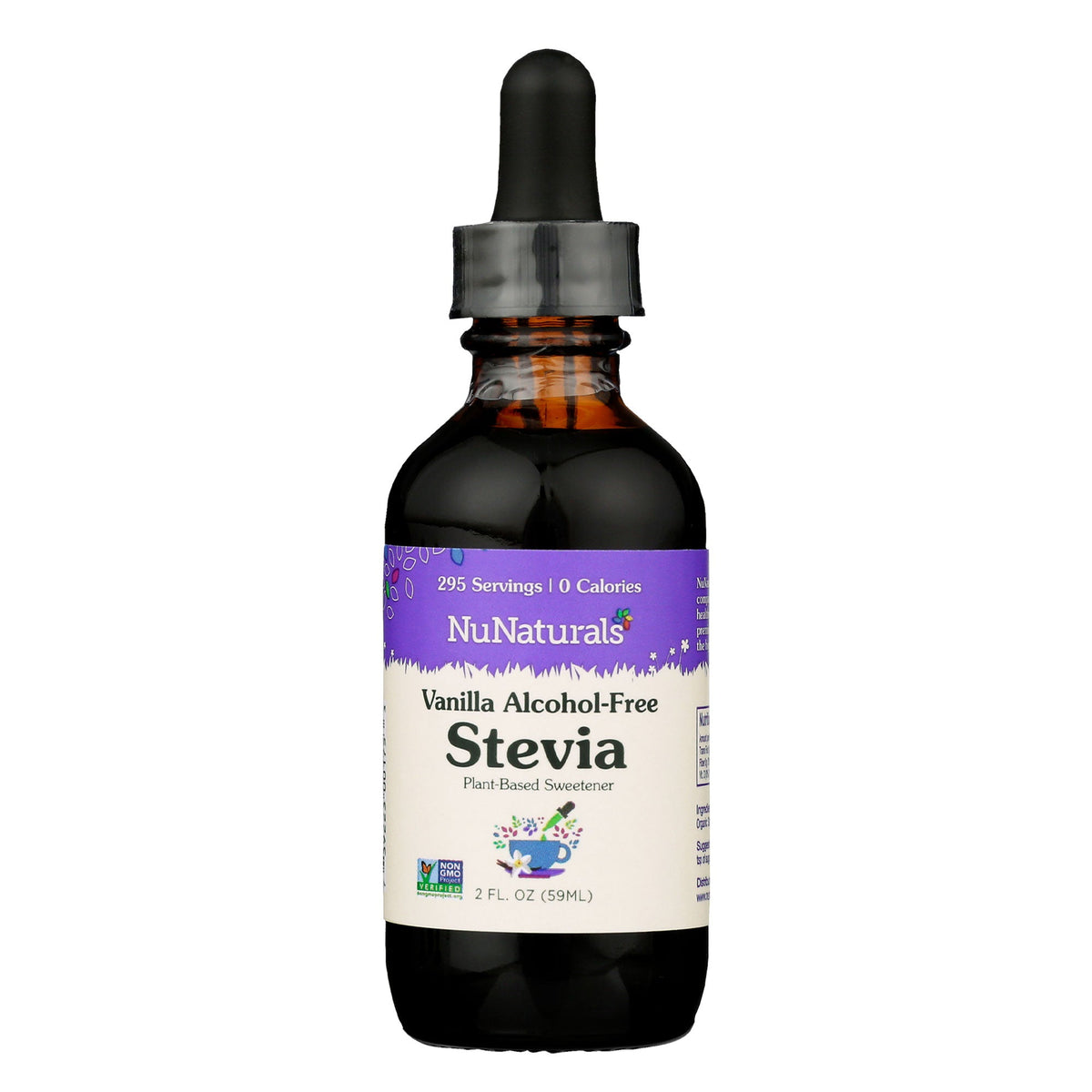 NuNaturals Pure Liquid Stevia - Alcohol Free, Vanilla 2 fl oz.