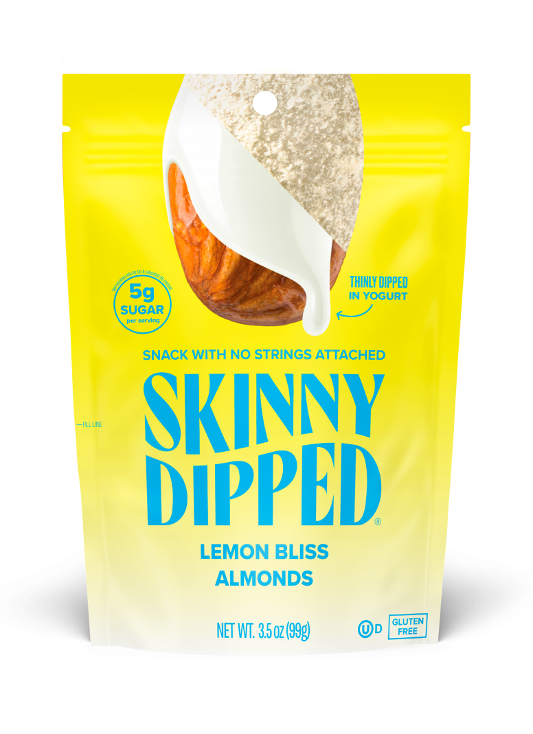 SkinnyDipped Almonds, 3.5 oz - Lemon Bliss