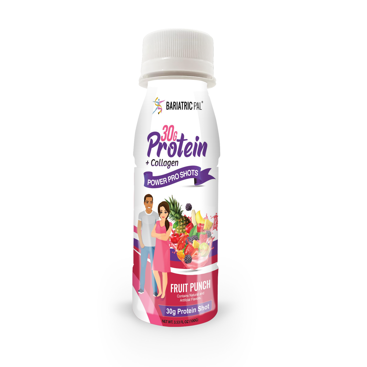 Whey & Collagen Protein Power Pro Shots 5-Flavor Variety Pack, image 2