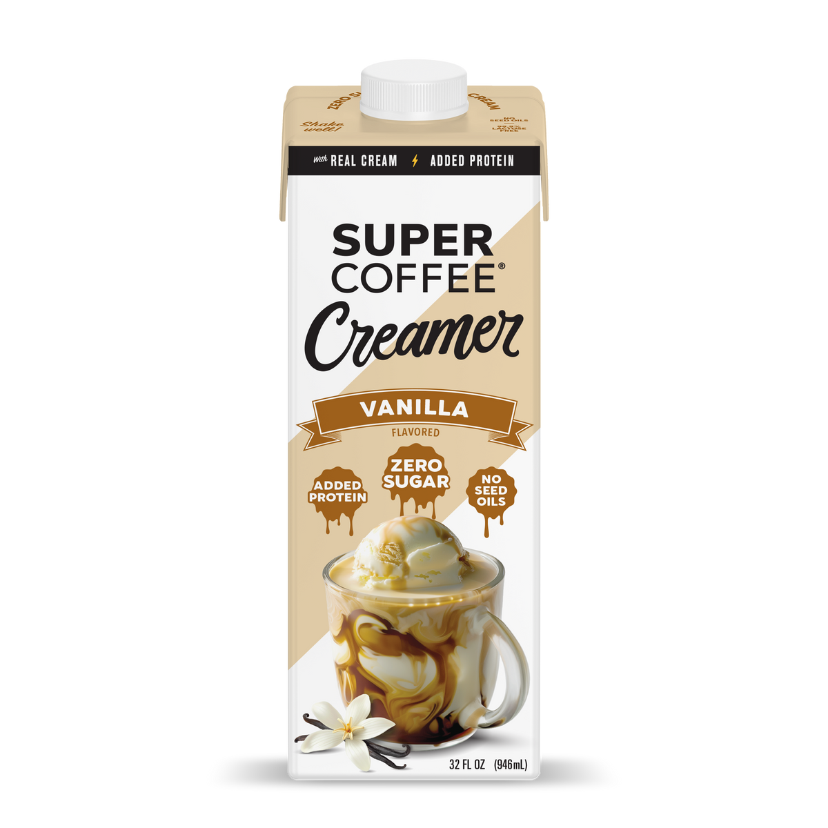 Super Coffee Creamer - Vanilla One Pack (32 fl oz)