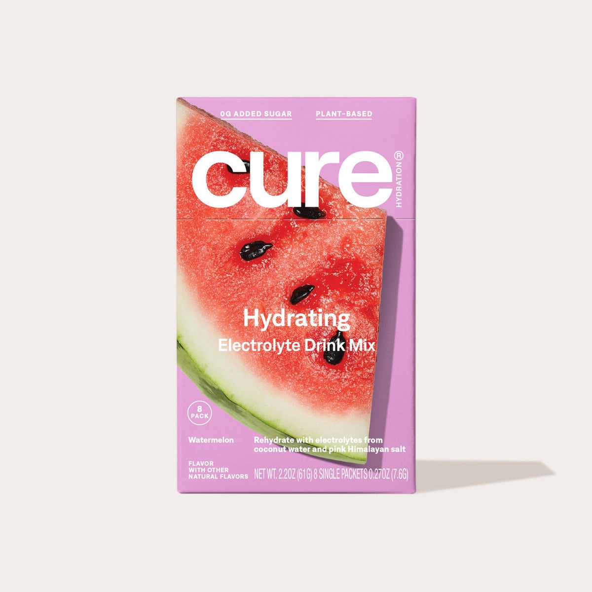 Cure Hydration Electrolyte Drink Mix, 8ct - Watermelon