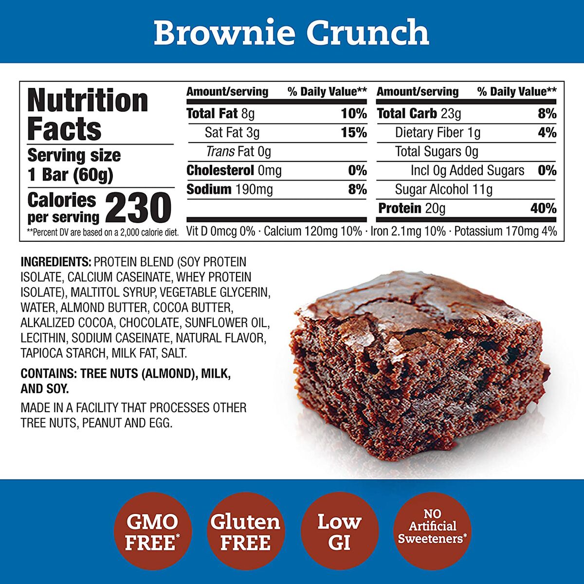 Think! High Protein Bars - Brownie Crunch 10 bars