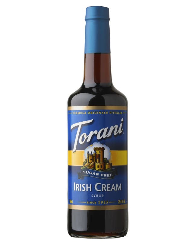 Torani Sugar Free Syrup, Irish Cream / 750 ml (25.4 oz).