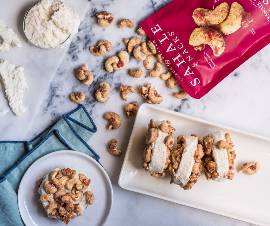 Sahale Snacks Pomegranate Vanilla Flavored Cashews Glazed Mix 4oz Bag — gallery image 4