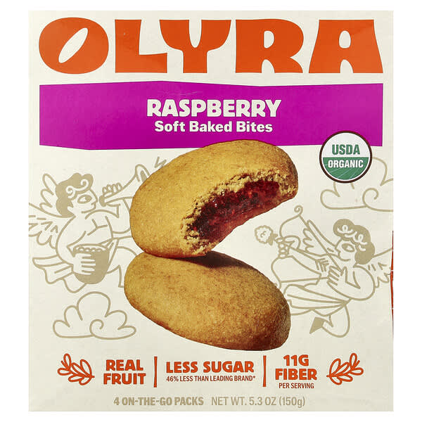 Olyra Soft Baked Bites, 5.3 oz - Raspberry