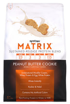 Syntrax Matrix Sustained-Release Protein Blend - Peanut Butter Cookie 5 lb.