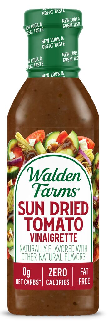 Walden Farms Dressing, Sun Dried Tomato Vinaigrette flavor.