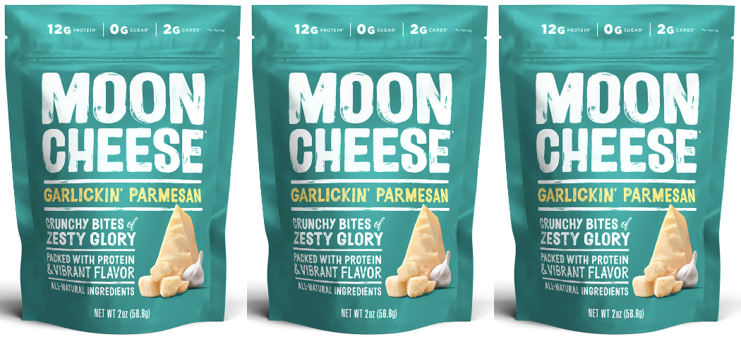 Moon Cheese Snacks - Garlickin' Parmesan 3 Bags