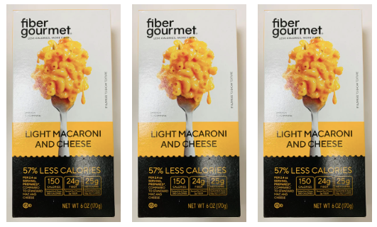 Fiber Gourmet Light Macaroni and Cheese 6 oz