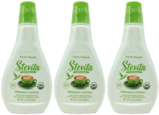 Stevita Liquid Stevia - #Liquid Drop_3.3 oz 3 Bottles
