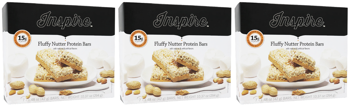 Inspire 15g Protein & Fiber Bars - Fluffy Nutter - High-quality Protein Bars at Store