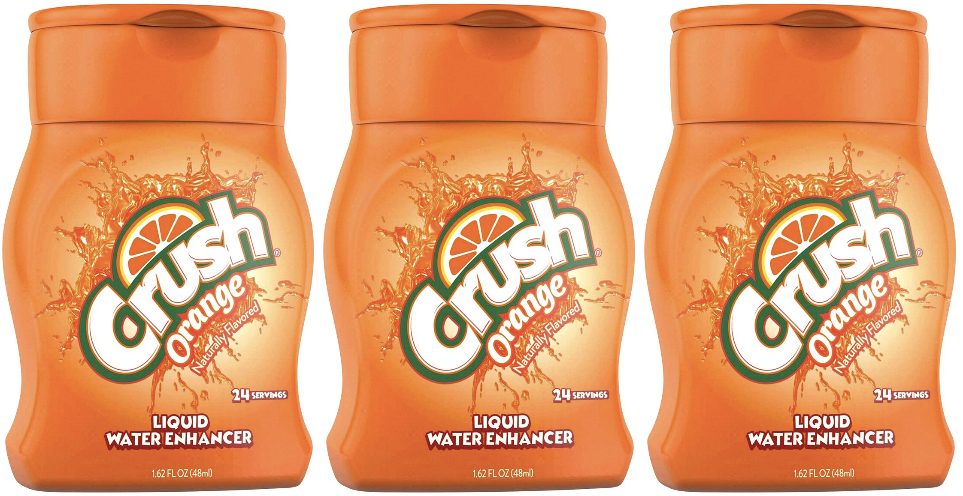 Crush Water Enhancer - Orange 3-Pack