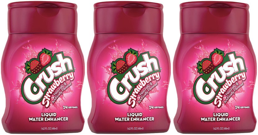 Crush Water Enhancer - Strawberry 3-Pack