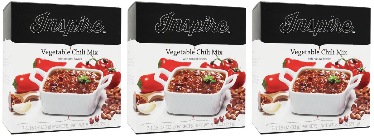 Inspire Protein Entree - Vegetable Chili Mix - High-quality Entrees at Store