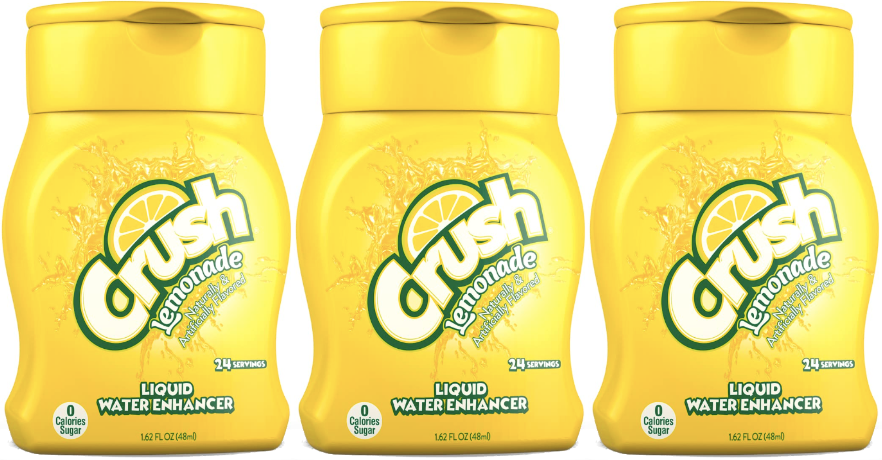 Crush Water Enhancer - Lemonade 3-Pack