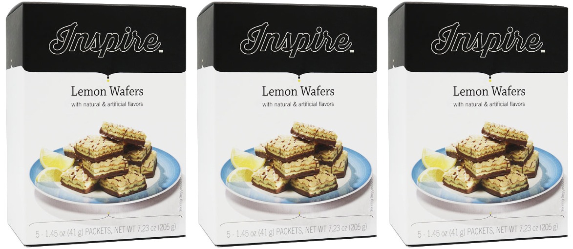Inspire Square Protein Wafers - Lemon - High-quality Protein Bars at Store