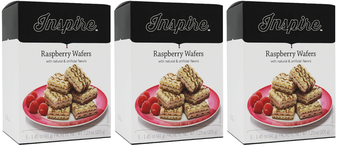 Inspire Square Protein Wafers - Raspberry - High-quality Protein Bars at Store