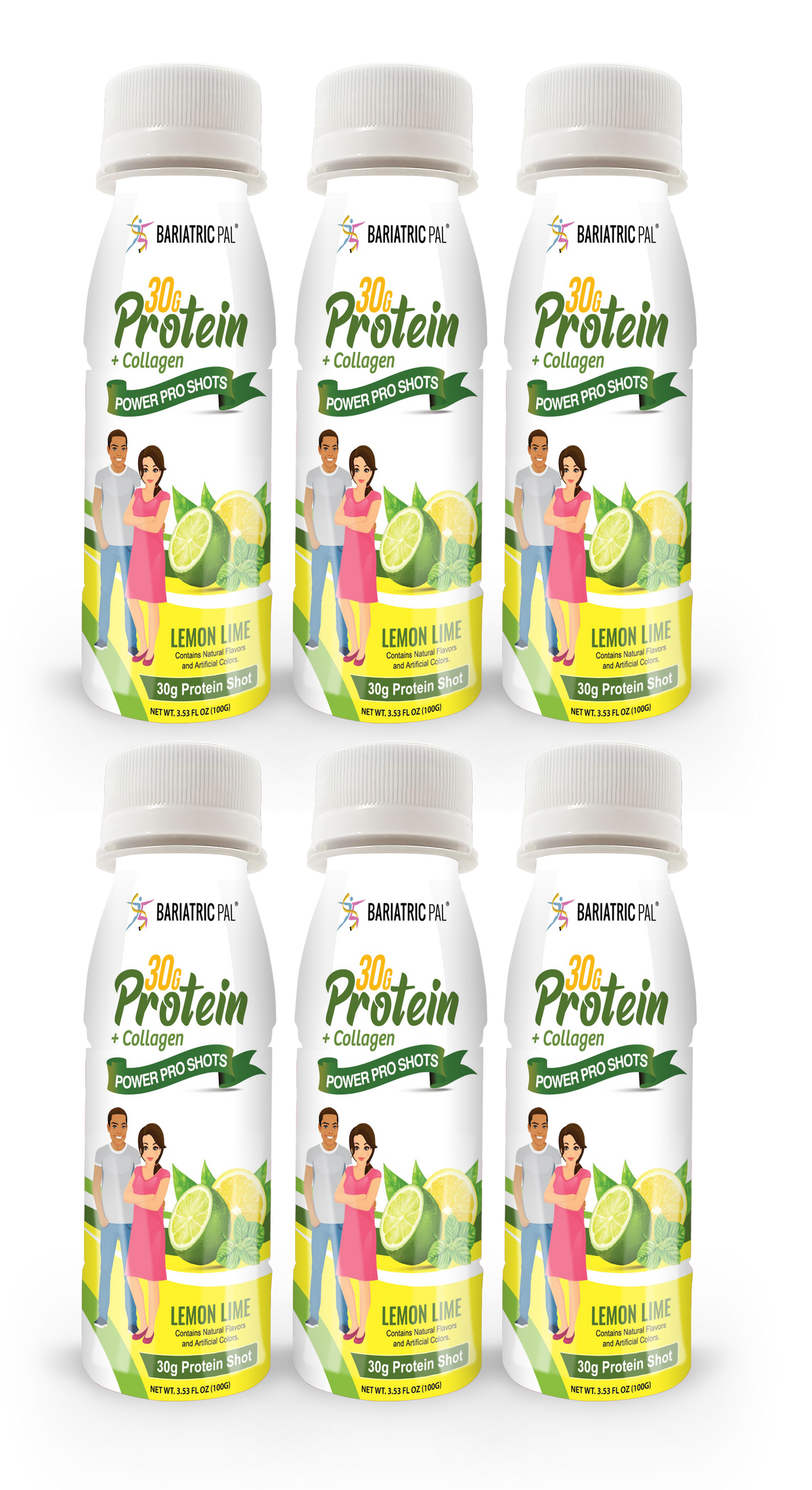 Whey & Collagen Protein Power Pro Shots, Lemon Lime, image 11
