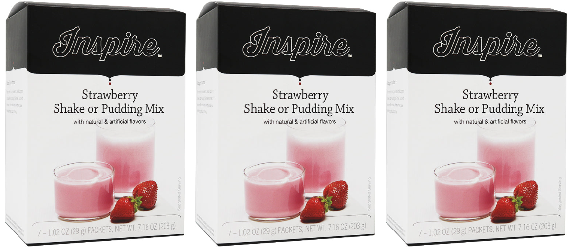 Inspire 15g Protein Shake or Pudding - Strawberry - High-quality Puddings & Shakes at Store