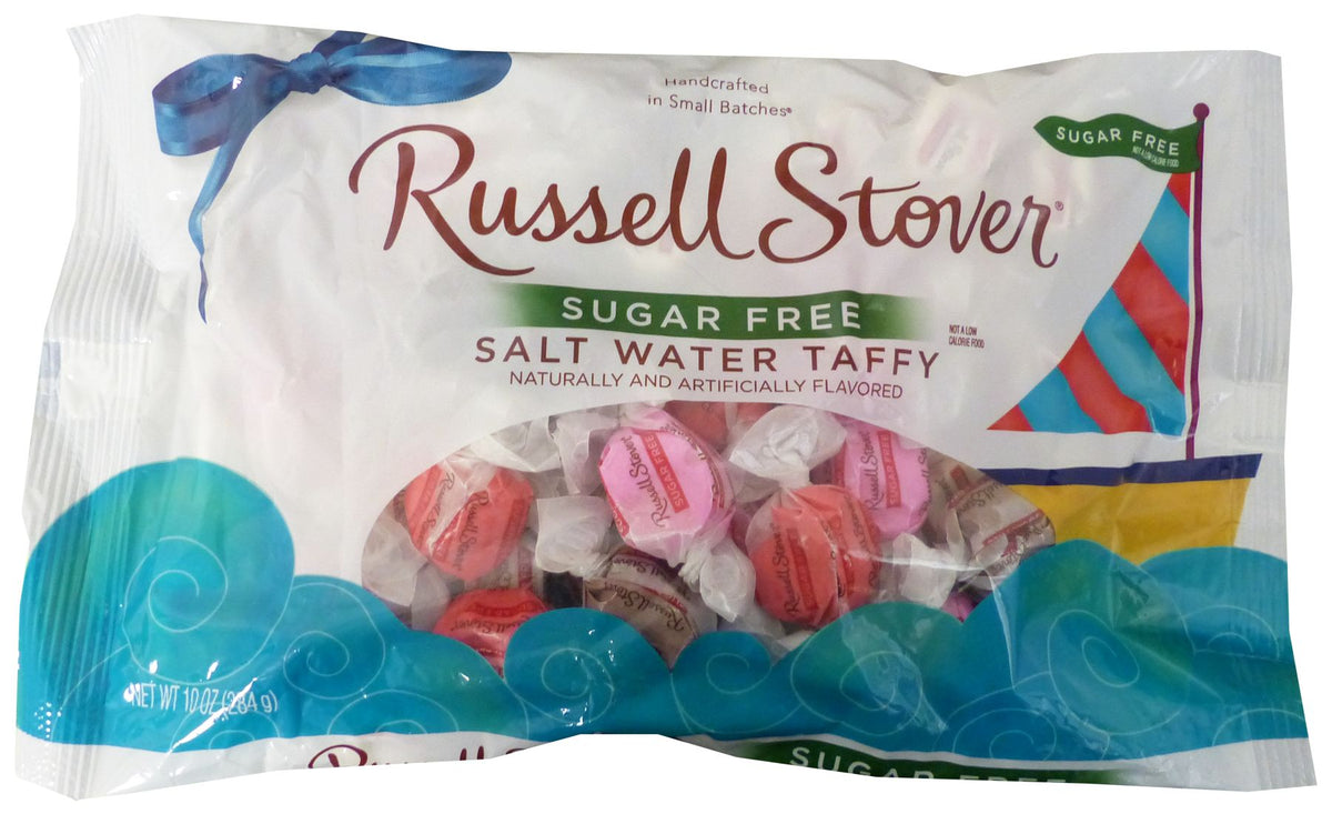 Russell Stover Sugar Free Salt Water Taffy 10 oz. - One Bag