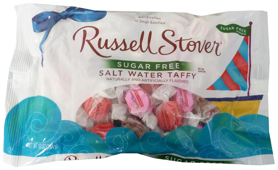 Russell Stover Sugar Free Salt Water Taffy 10 oz. - One Bag
