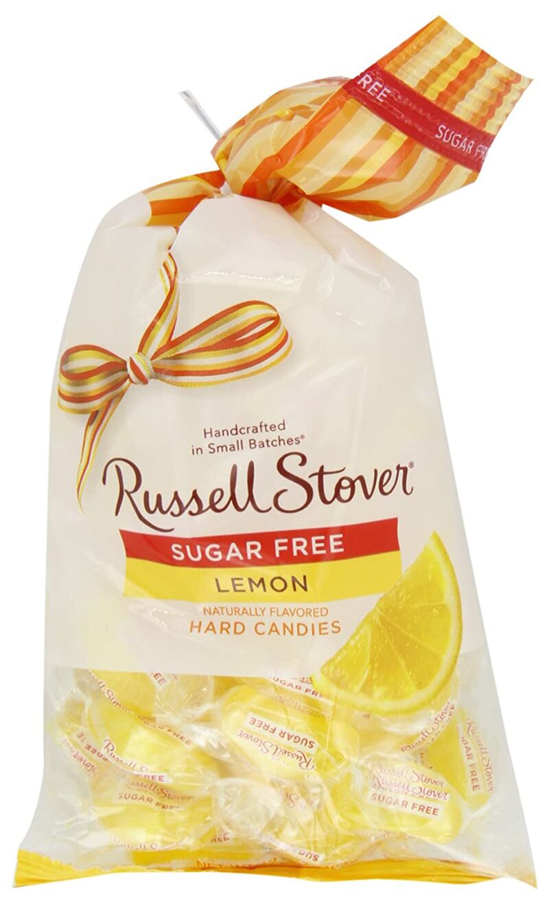 Russell Stover Sugar Free Hard Candies, 12 oz - Lemon One Bag
