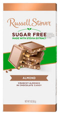 Russell Stover Sugar Free Chocolate Bar - Almond One Bar
