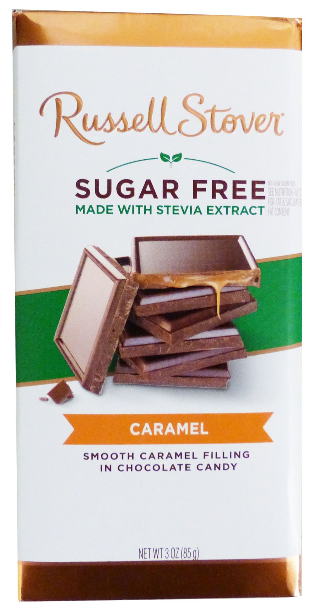 Russell Stover Sugar Free Chocolate Bar - Caramel One Bar