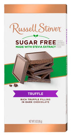 Russell Stover Sugar Free Chocolate Bar - Dark Chocolate Truffle One Bar