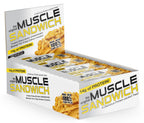 Muscle Foods Muscle Sandwich Bars - Peanut Butter 12 bars