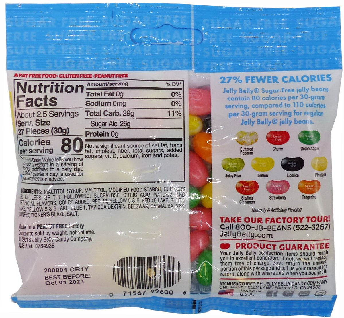 Jelly Belly Sugar-free Candies - Jelly Beans