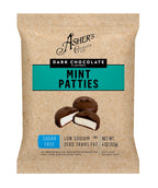 Asher's Chocolates Sugar Free Candy, 4 oz - Dark Chocolate Mint Patties