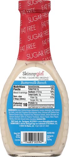 Skinnygirl Fat Free/Sugar Free Salad Dressing - Buttermilk Ranch
