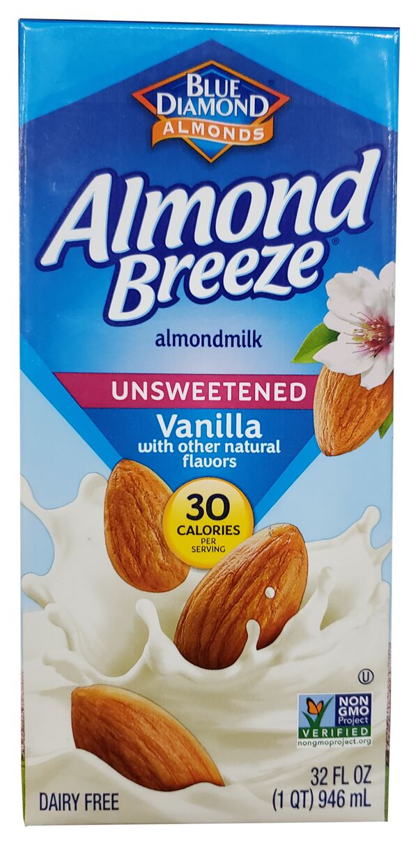 Blue Diamond Almond Breeze Unsweetened Almond Milk - Vanilla 32 fl. oz.