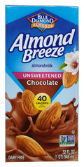 Blue Diamond Almond Breeze Unsweetened Almond Milk - Chocolate 32 fl. oz.