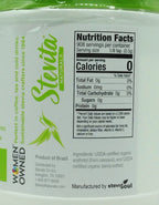 Stevita Stevia Sweetener, Organic - One Jar (16oz)
