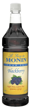 Monin Sugar Free Syrup - Blackberry (plastic) 1 liter