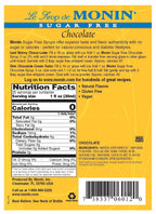 Monin Sugar Free Syrup - Chocolate 750 ml (25.4 oz)
