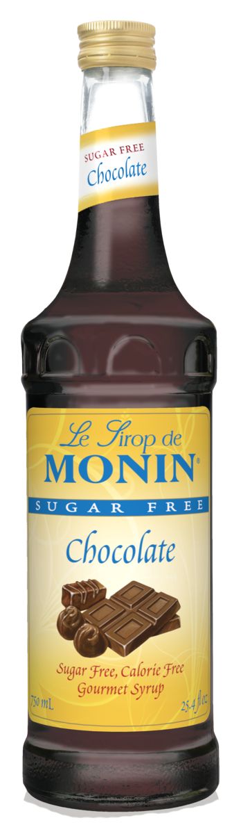 Monin Sugar Free Syrup - Chocolate 750 ml (25.4 oz)