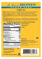 Monin Sugar Free Syrup - Triple Sec (plastic) 1 liter