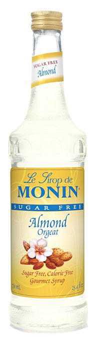 Monin Sugar Free Syrup - Almond 750 ml (25.4 oz)