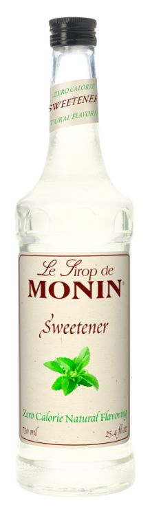 Monin Zero Calorie Natural Flavoring - Sweetener, 750 ml (25.4 oz)