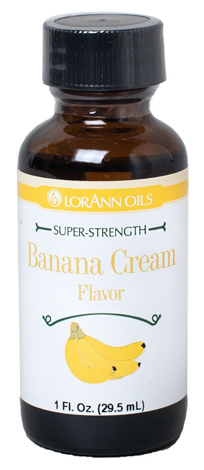 LorAnn Oils Super Strength Flavorings - Banana Creme 1 fl oz.