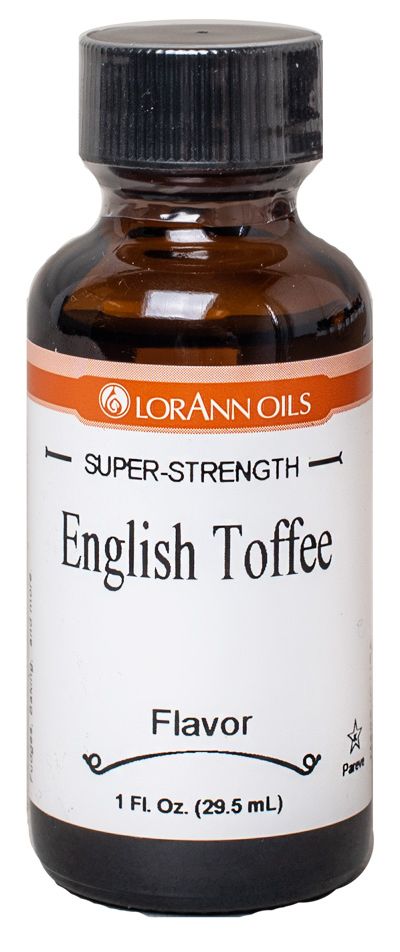 LorAnn Oils Super Strength Flavorings - English Toffee 1 fl oz.