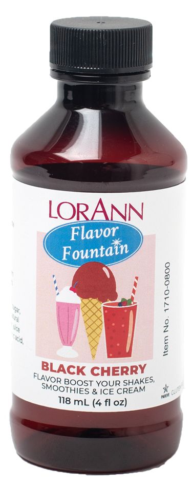 LorAnn Oils Flavor Fountain Flavorings - Black Cherry 4 fl oz.
